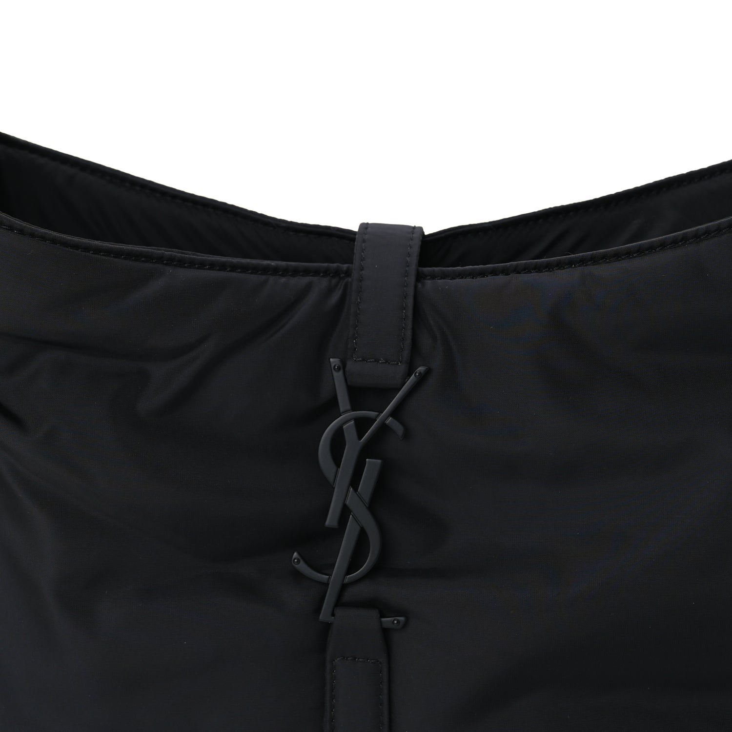 Saint Laurent Econyl Nylon Le 5 A 7 Hobo Black