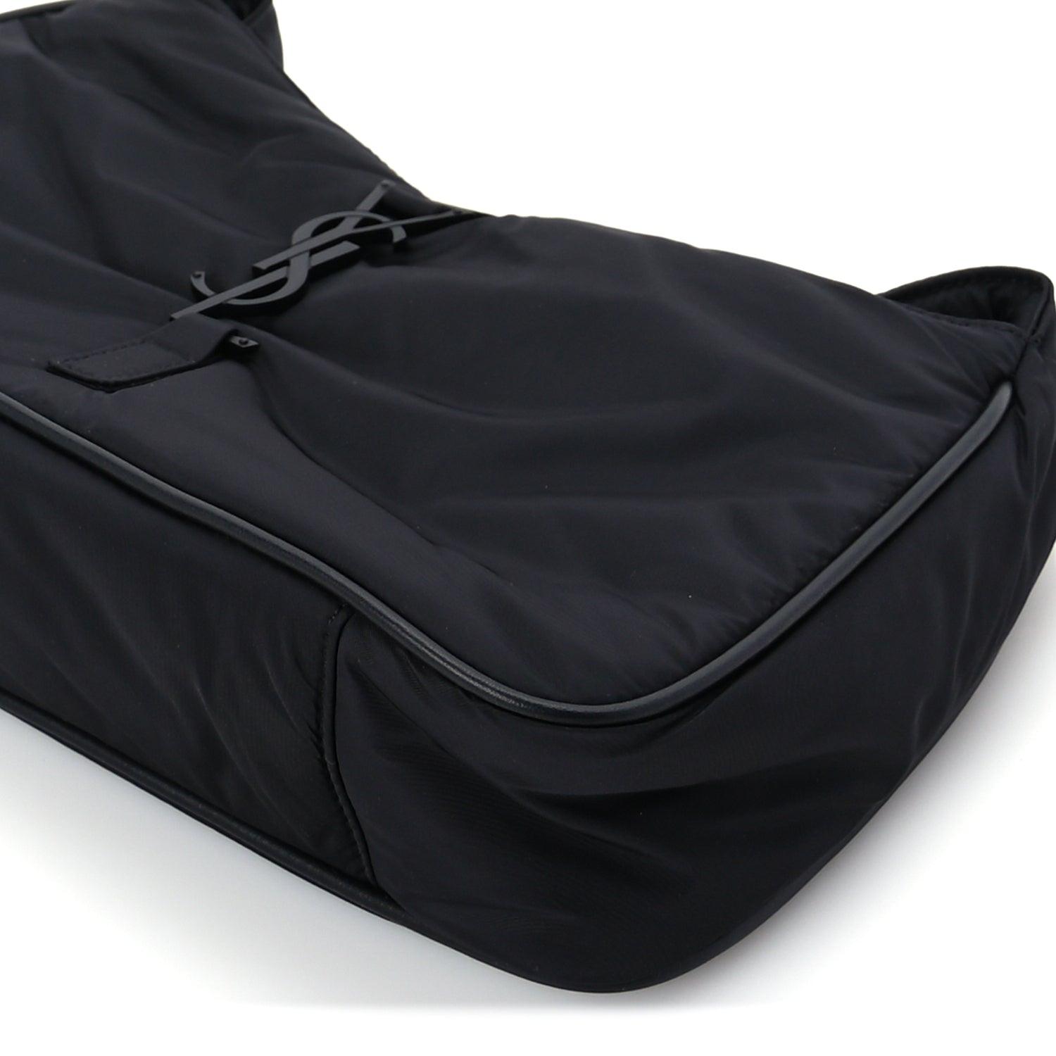 Saint Laurent Econyl Nylon Le 5 A 7 Hobo Black