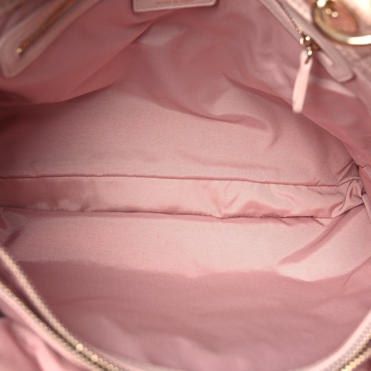 Christian Dior Lambskin Cannage Large Dior Soft Shopping Tote Light Pink