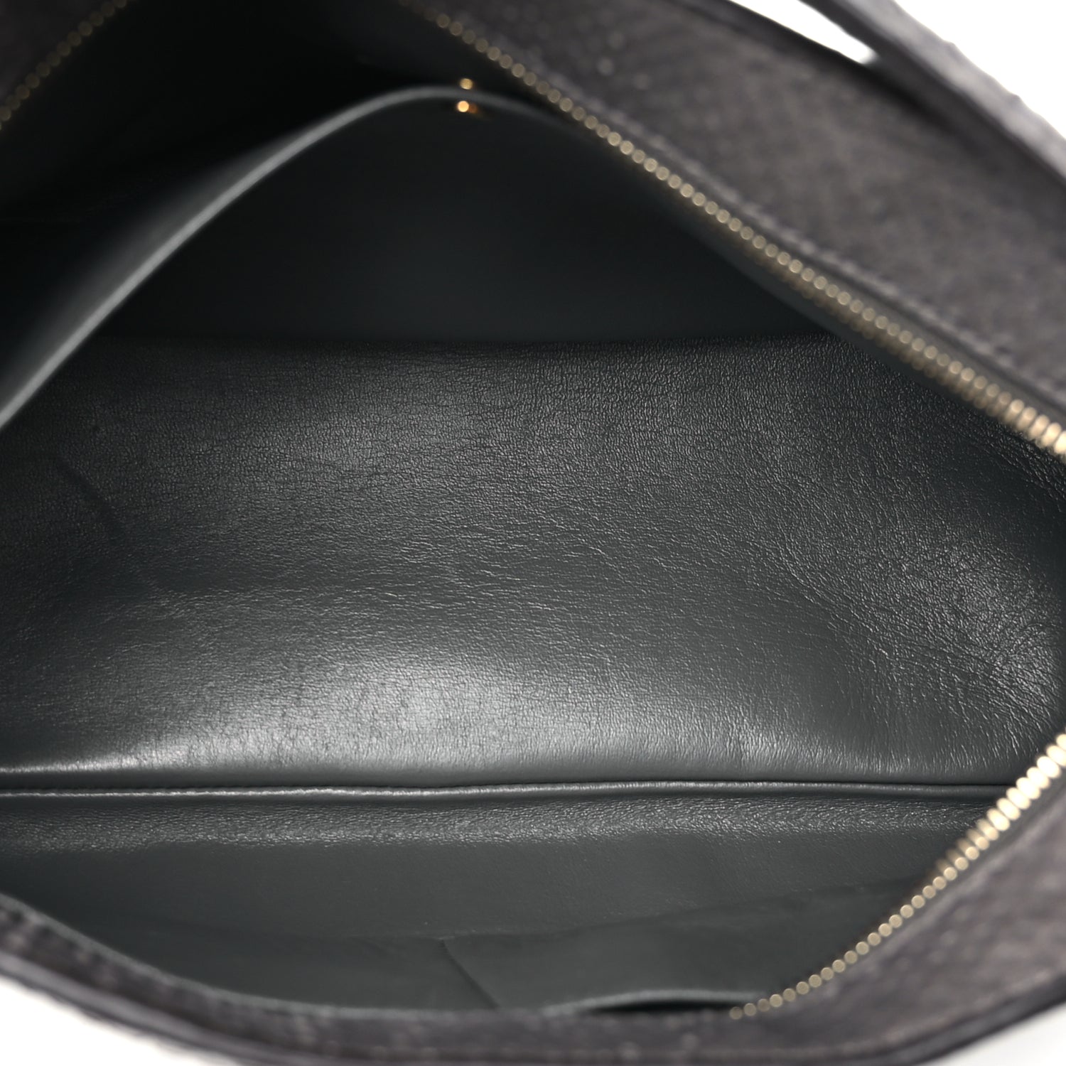 Fendi Snakeskin O'Lock Zipper Black
