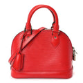 Louis Vuitton Epi Alma BB Castillan Red