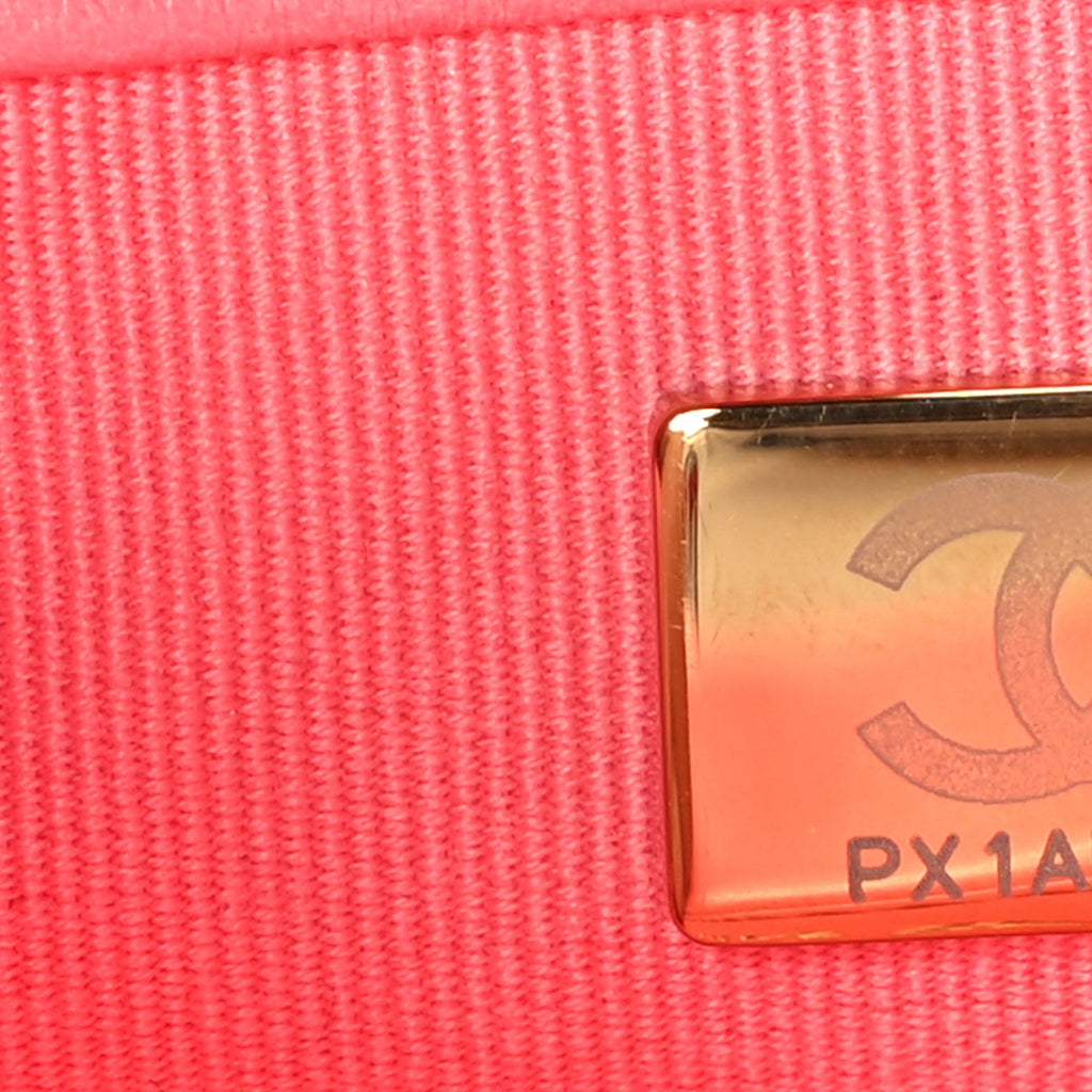 Chanel Lambskin Quilted Mini Funky Town Flap Pink