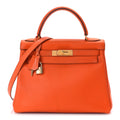 Hermes Swift Kelly Retourne 28 Orange