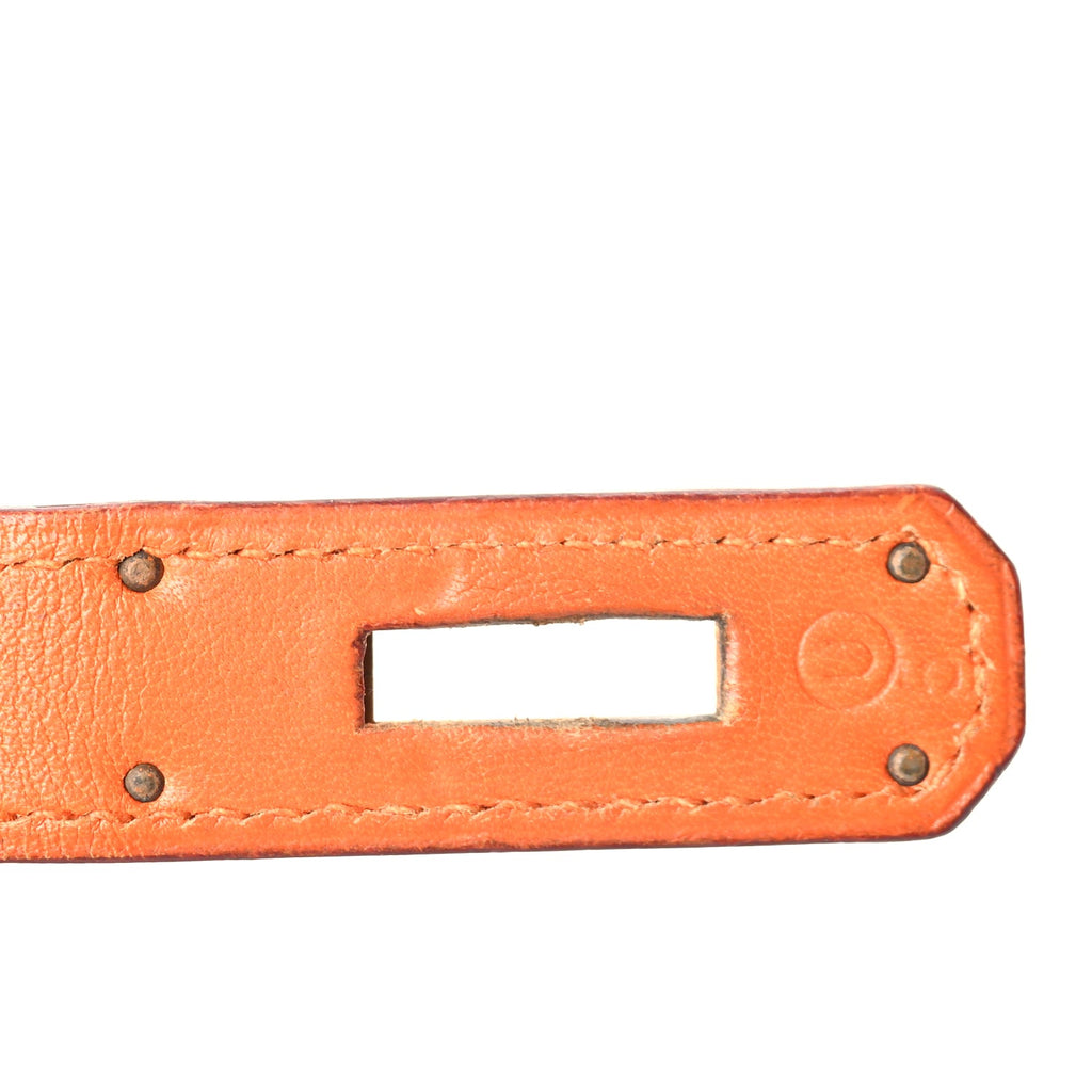 Hermes Swift Kelly Retourne 28 Orange