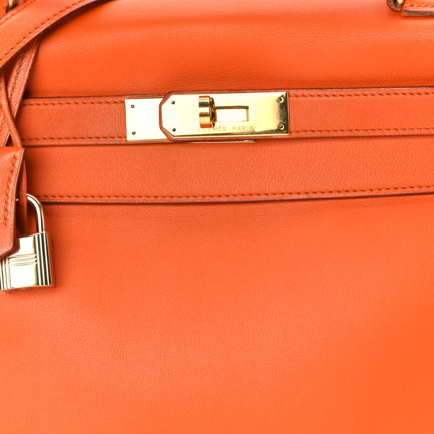 Hermes Swift Kelly Retourne 28 Orange