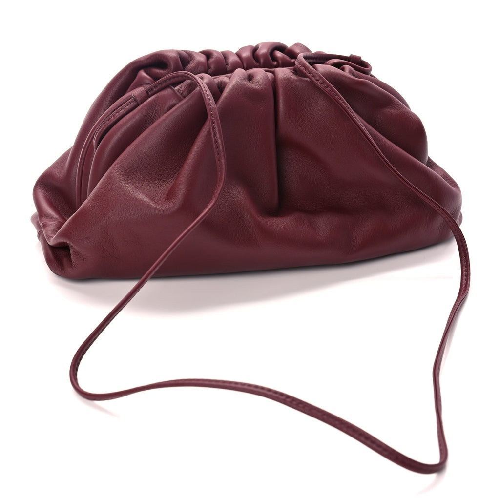 Bottega Veneta Butter Calfskin The Mini Pouch Bordeaux
