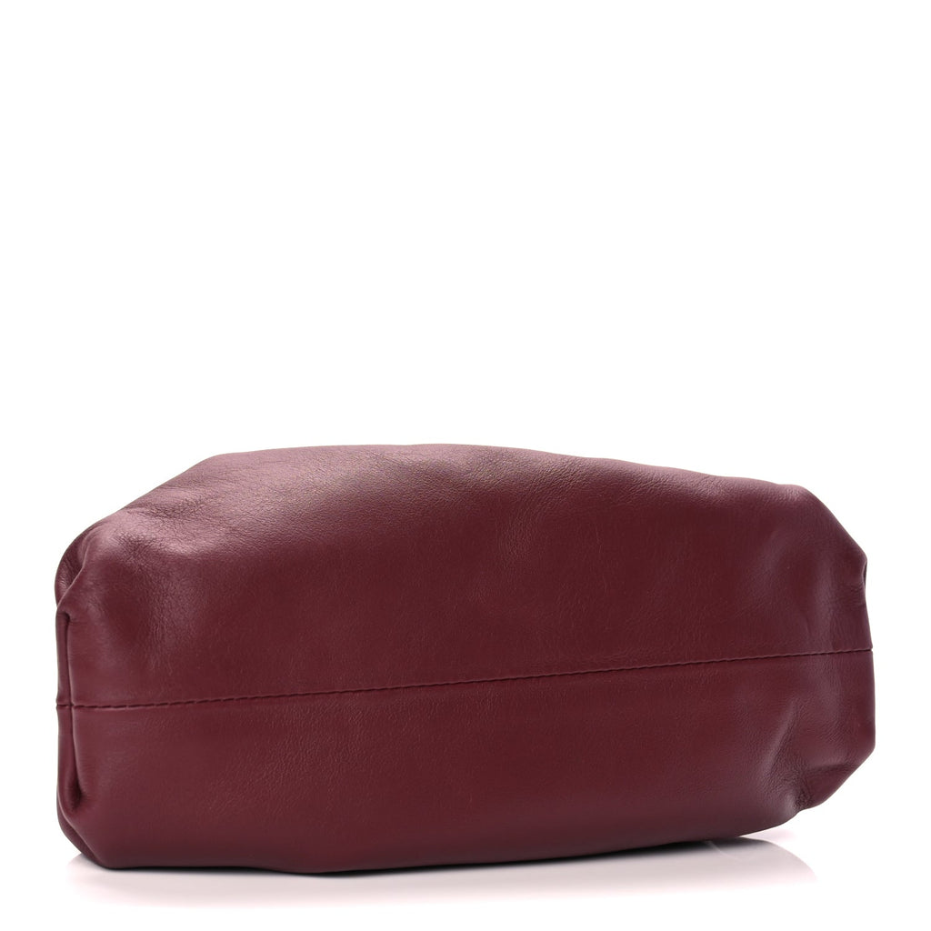 Bottega Veneta Butter Calfskin The Mini Pouch Bordeaux