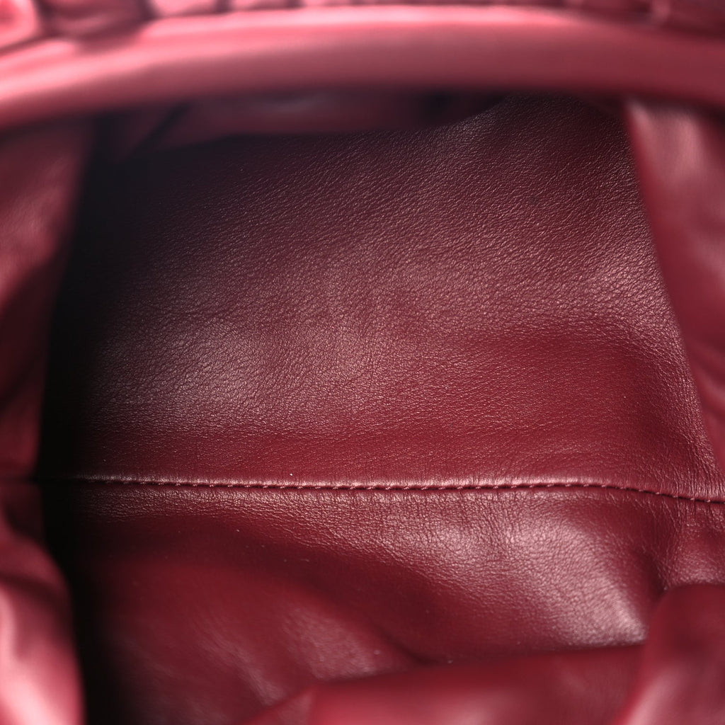 Bottega Veneta Butter Calfskin The Mini Pouch Bordeaux