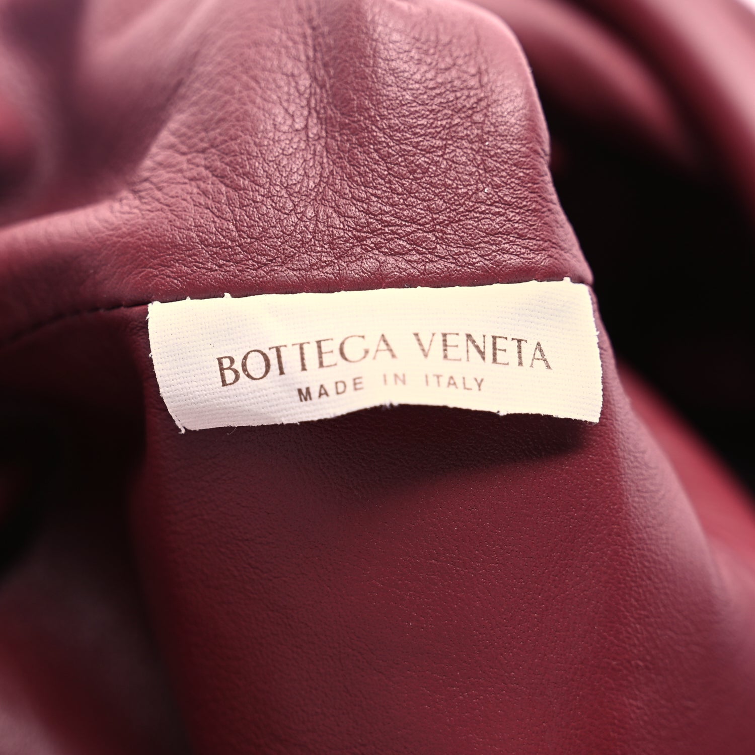 Bottega Veneta Butter Calfskin The Mini Pouch Bordeaux