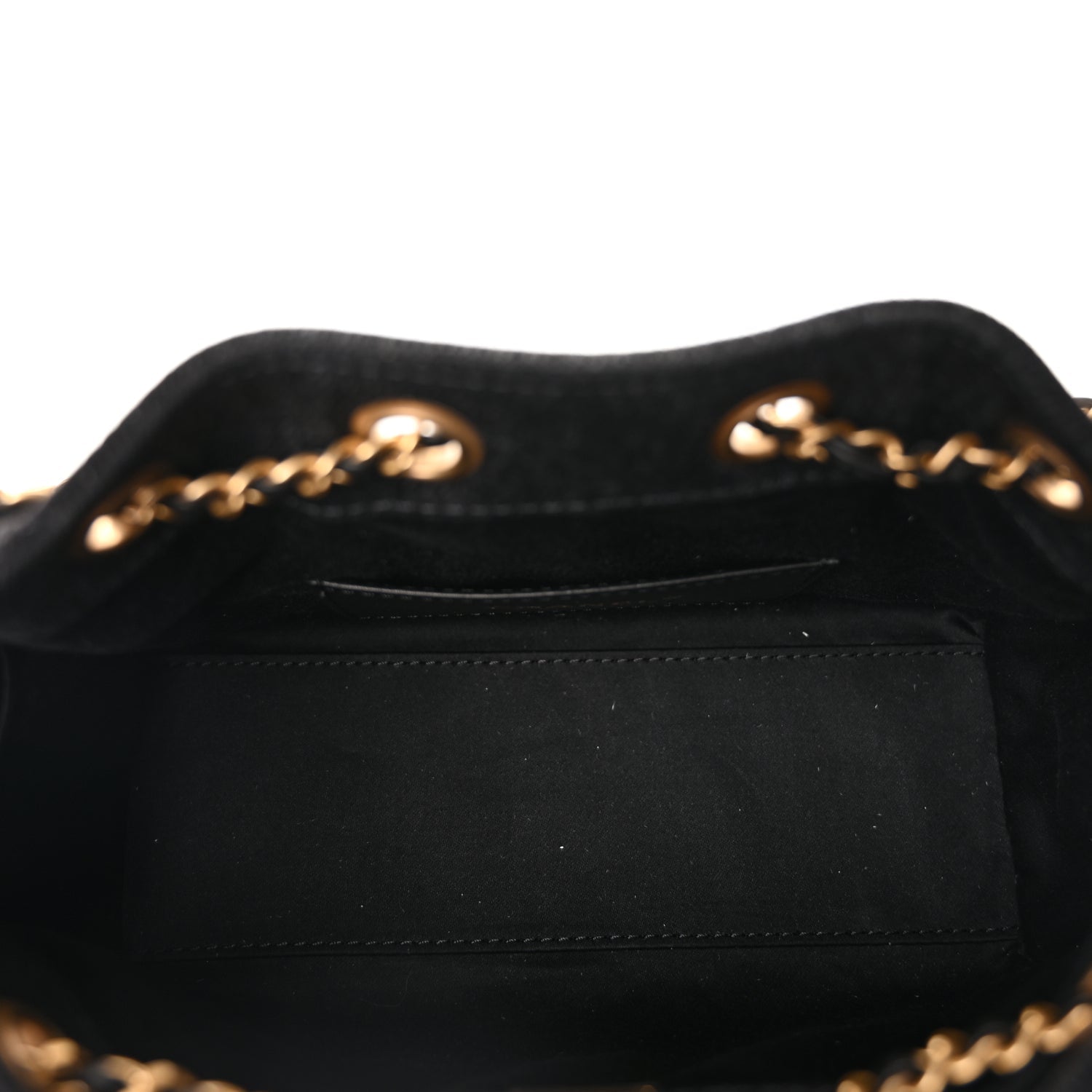 Chanel Washed Denim Quilted Mini Chanel 25 Handbag  Black
