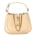 Gucci Boarded Dyana Lux Calfskin Nano Jackie 1961 Hobo  Beige