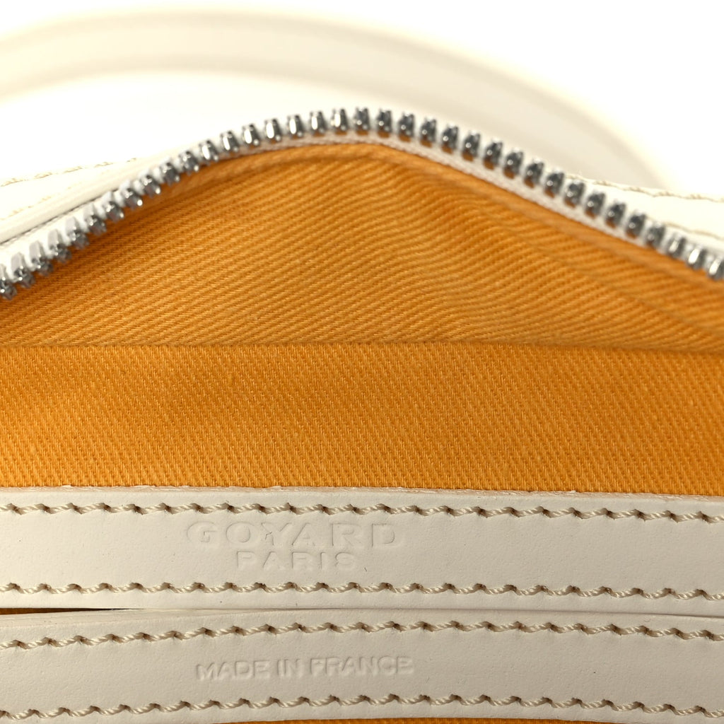 Goyard Goyardine Sac Cap Vert White