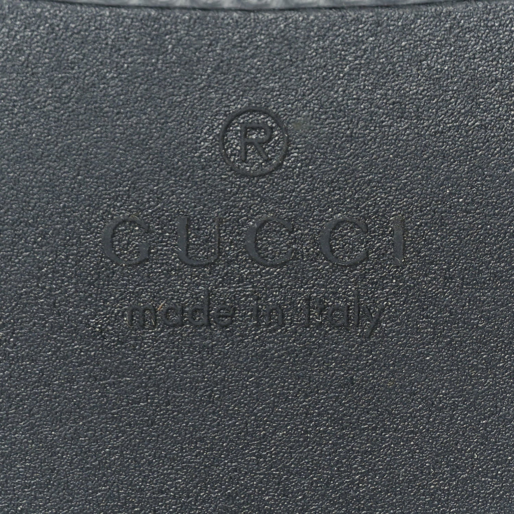 Gucci Monogram Jumbo GG Textured Dollar Calfskin Small Carry On Trolley Grey