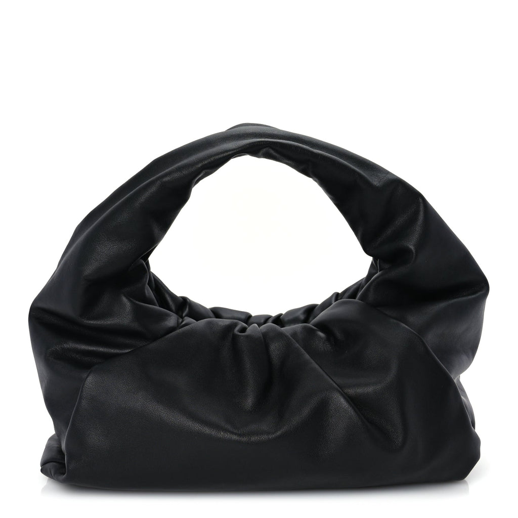 Bottega Veneta Smooth Butter Calfskin Small The Shoulder Pouch Black