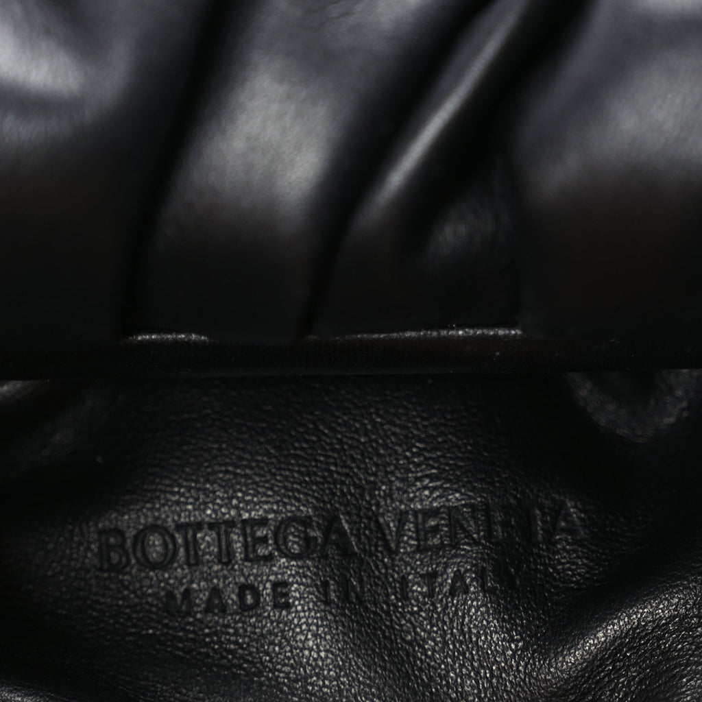 Bottega Veneta Smooth Butter Calfskin Small The Shoulder Pouch Black