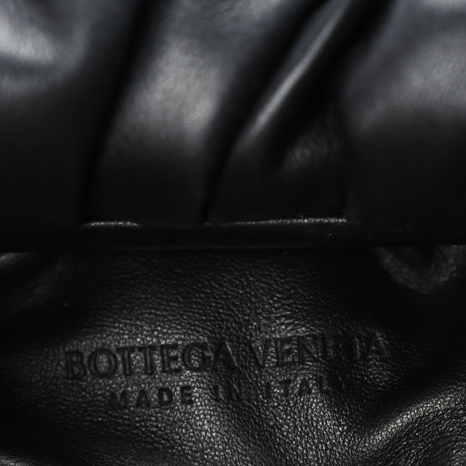 Bottega Veneta Smooth Butter Calfskin Small The Shoulder Pouch Black