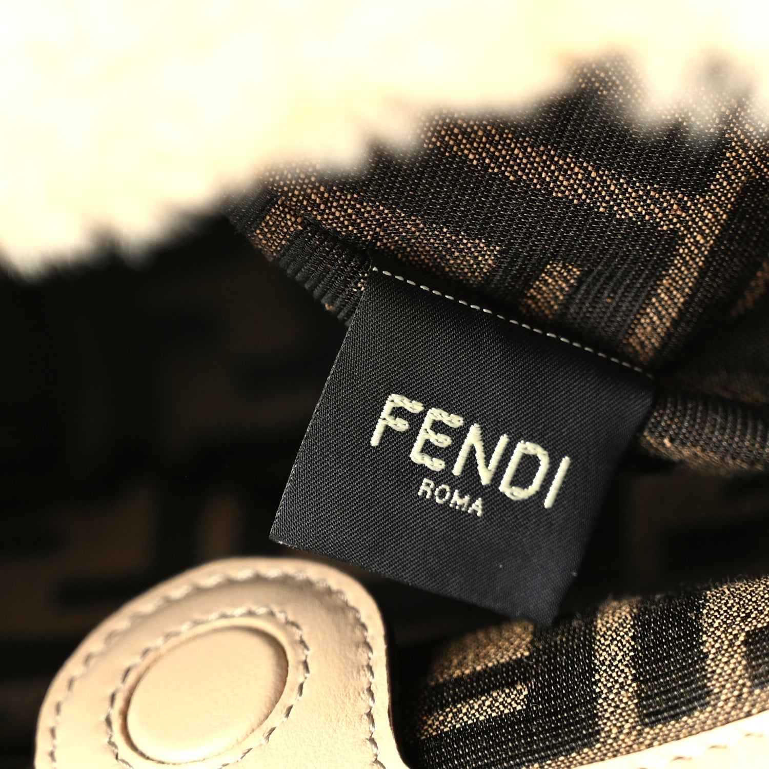 Fendi Shearling Spy Beige