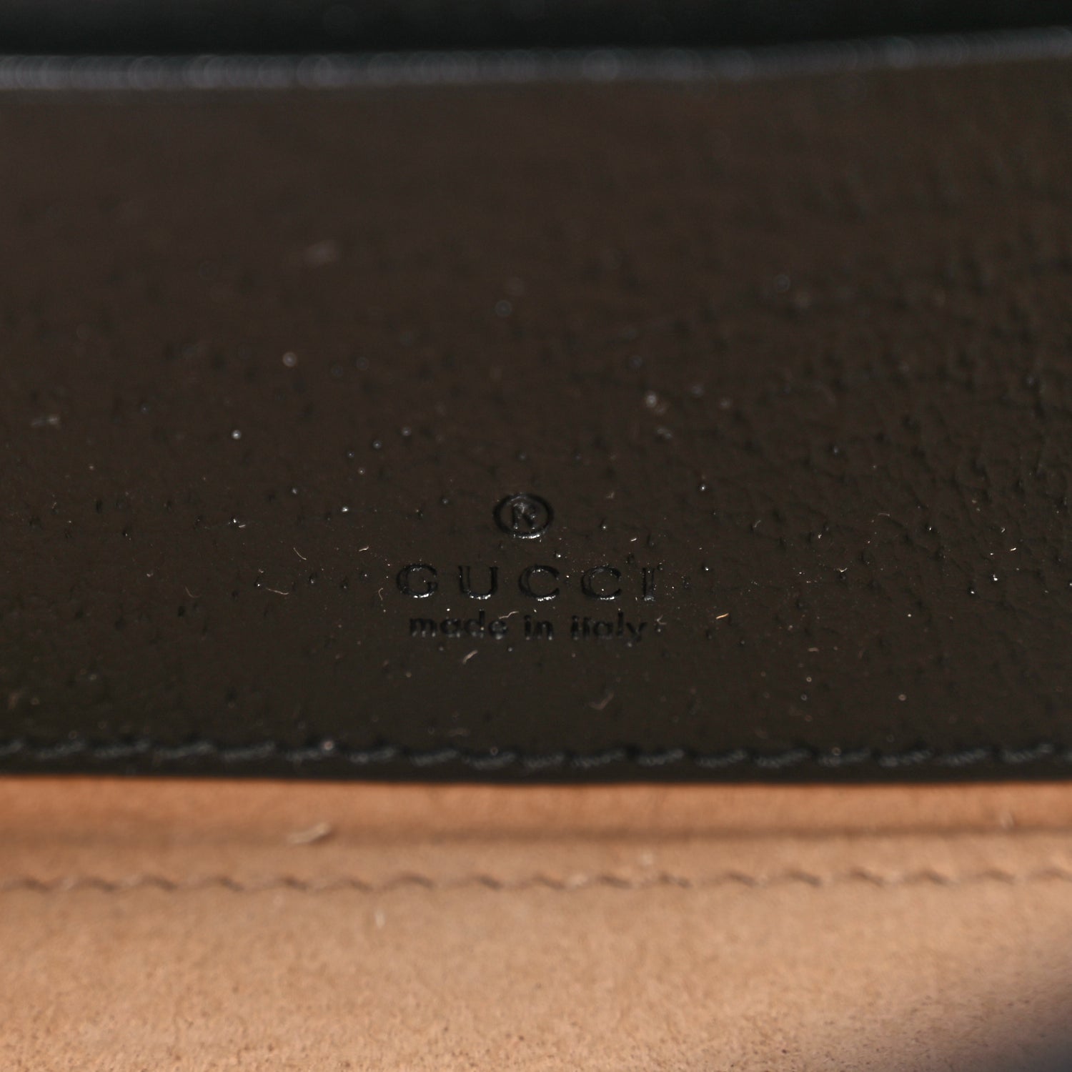 Gucci Calfskin Horsebit 1955 Shoulder Bag Black