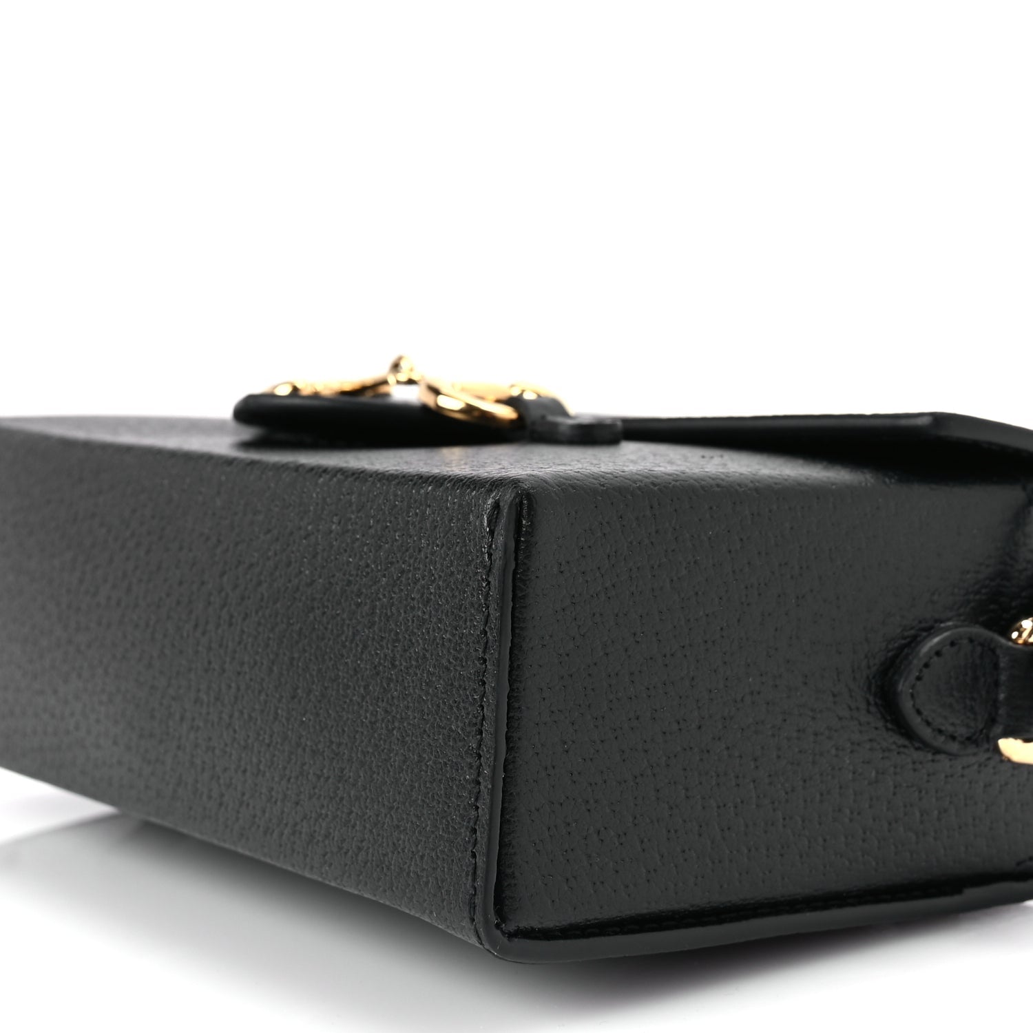 Gucci Calfskin Horsebit 1955 Shoulder Bag Black