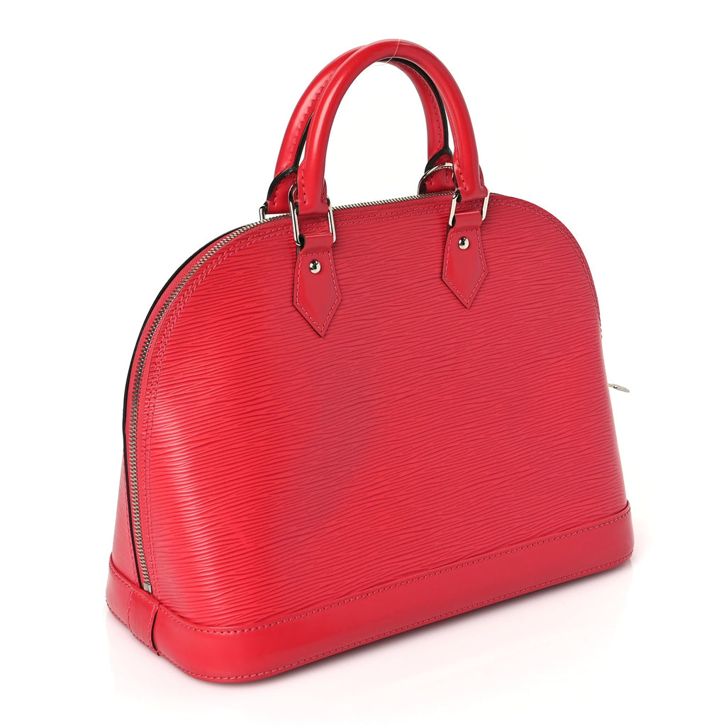 Louis Vuitton Epi Alma PM  Carmine