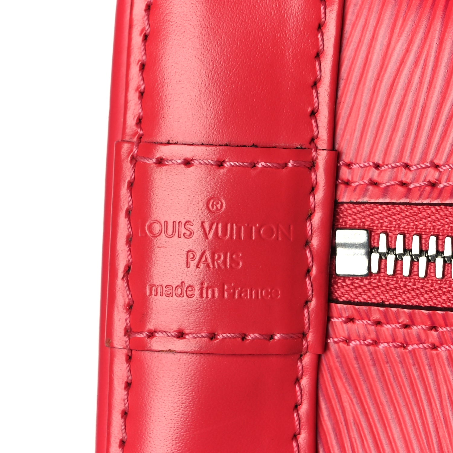Louis Vuitton Epi Alma PM  Carmine