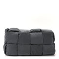 Bottega Veneta Nylon Intrecciato Padded Tech Cassette Bag Dark Grey
