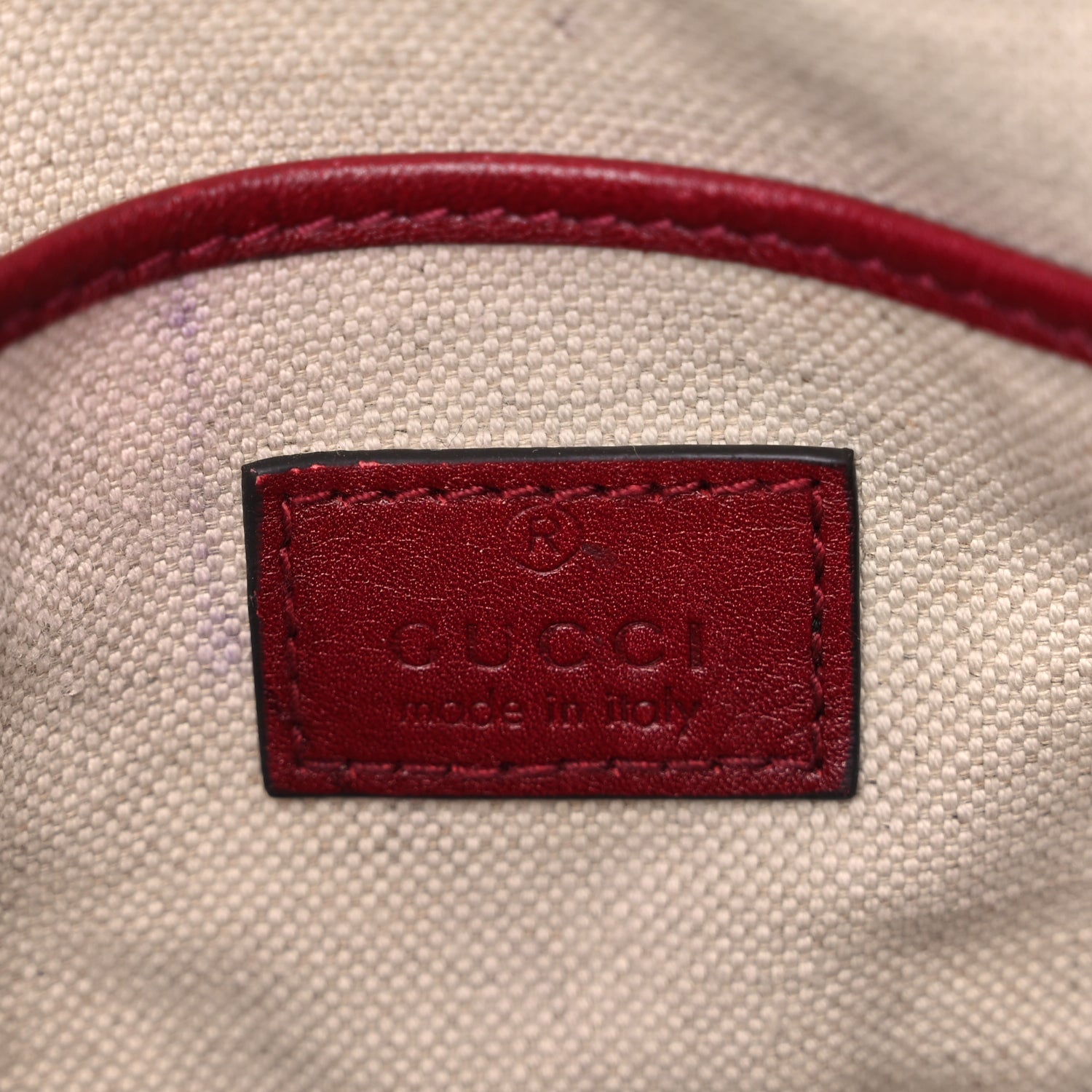 Gucci Calfskin Mini Blondie Bag  Rosso