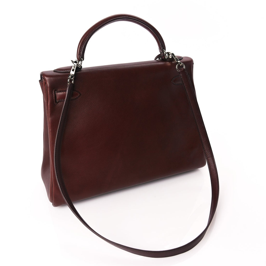 Hermes Evergrain Kelly Retourne 32 Havane