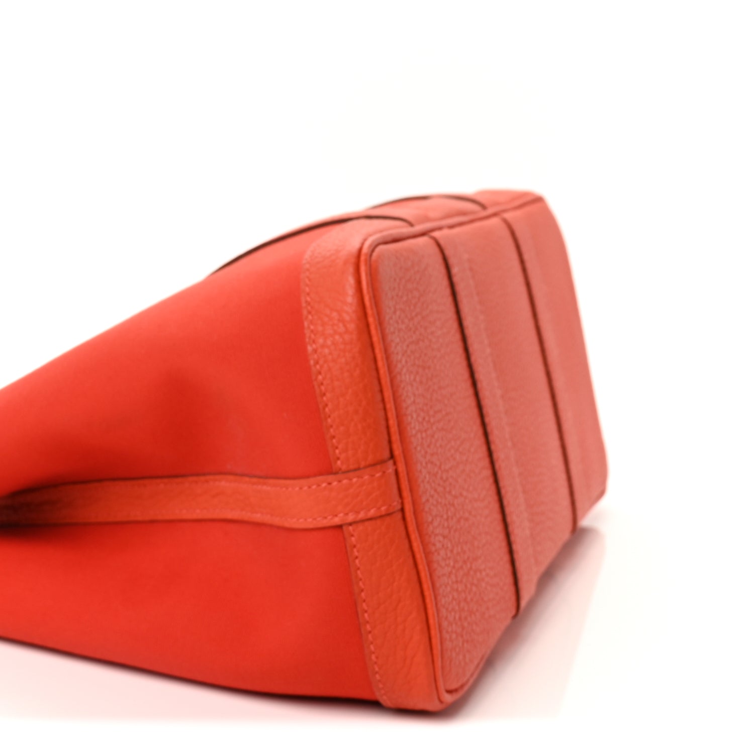 Hermes Toile Officier Negonda Garden Party 30 TPM Rouge Tomate Capucine
