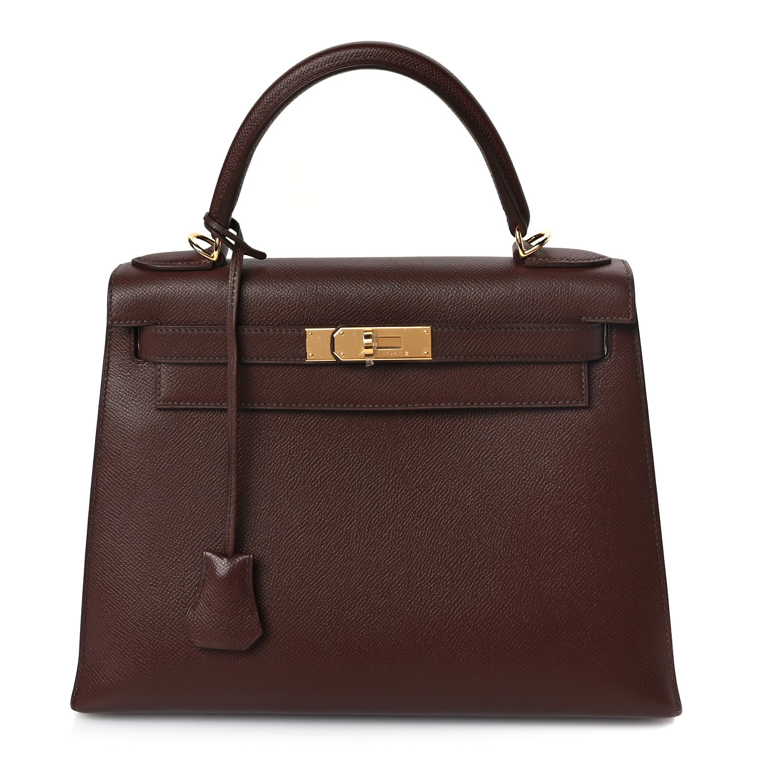 Hermes Courchevel Kelly Sellier 28 Chocolate