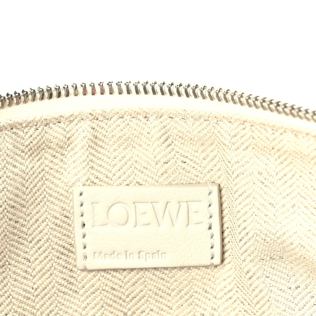 Loewe Calfskin Mini Hammock Hobo  Soft White