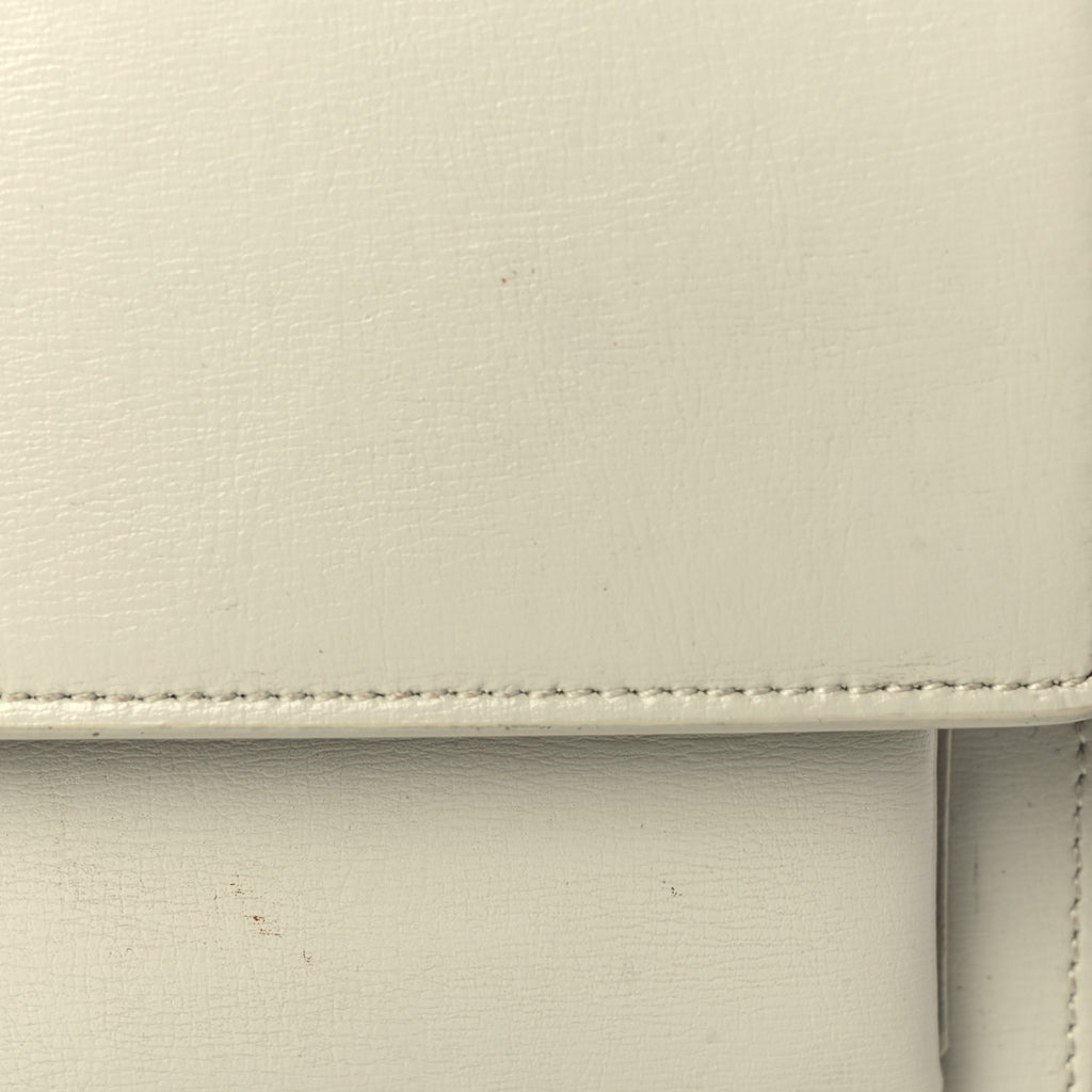 Saint Laurent Calfskin Medium Monogram Sunset  Crema Soft