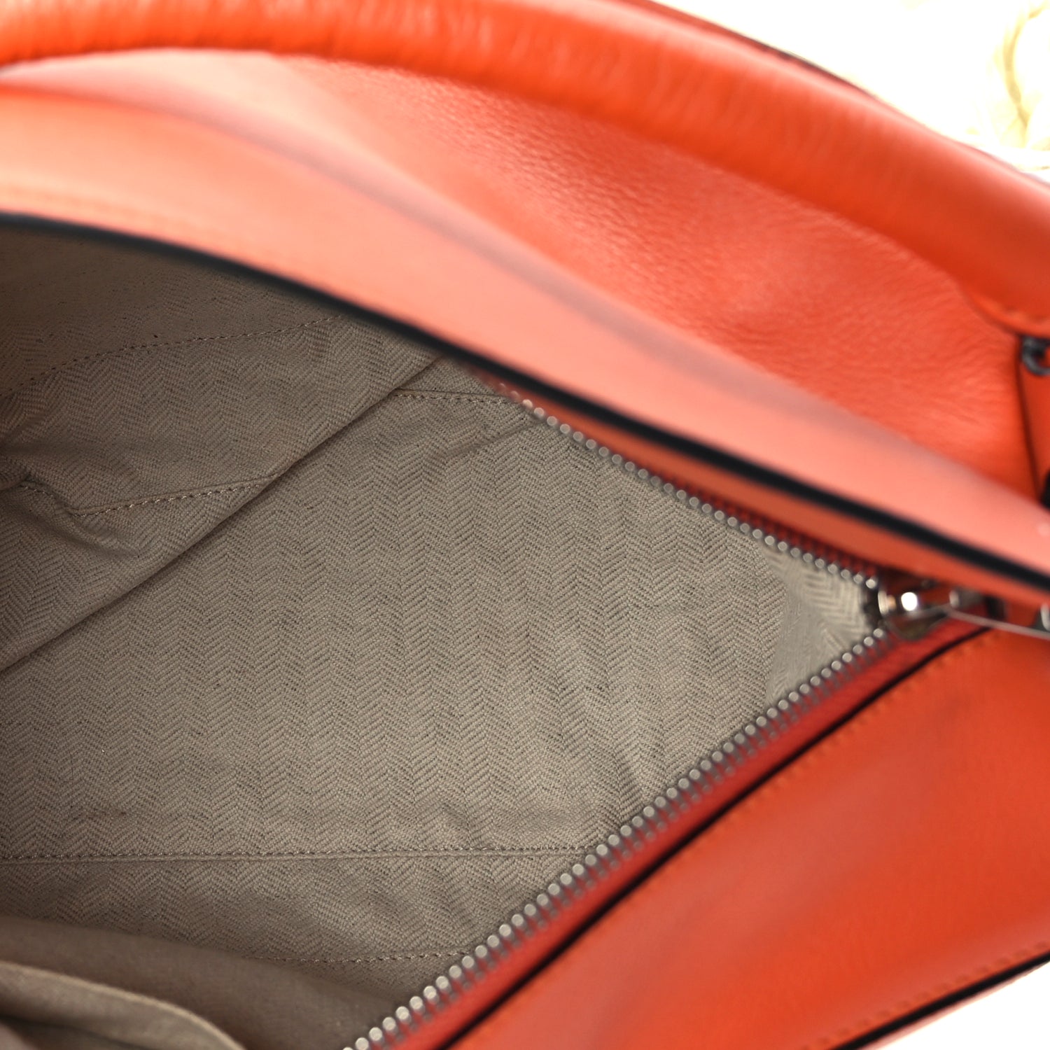 Loewe Calfskin Medium Puzzle Bag Orange