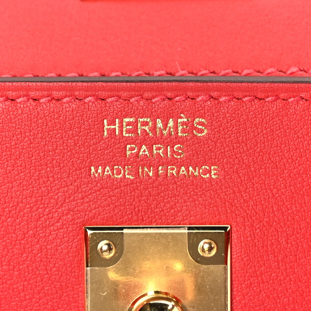 Hermes Swift Kelly Moove Orange Field