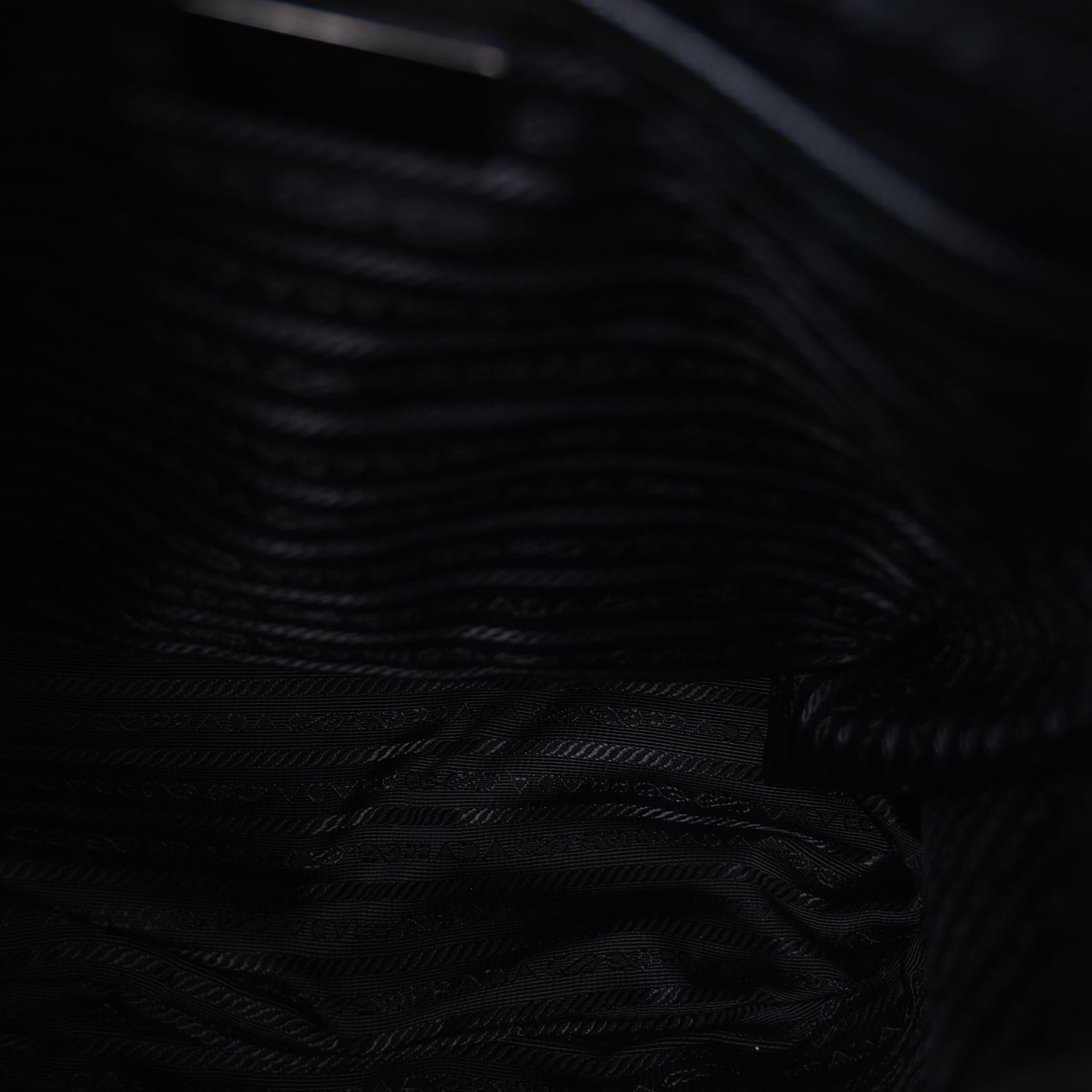 Prada Tessuto Nylon Saffiano Vela Medium Backpack  Black