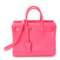 Saint Laurent Calfskin Nano Sac De Jour Lipstick Fuchsia