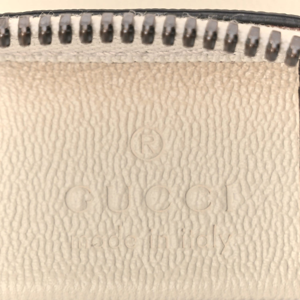 Gucci New Sakai Calfskin Lux Medium Dahlia Tote  Mystic White