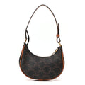 Celine Canvas Calfskin Mini Ava Triomphe Shoulder Bag Tan