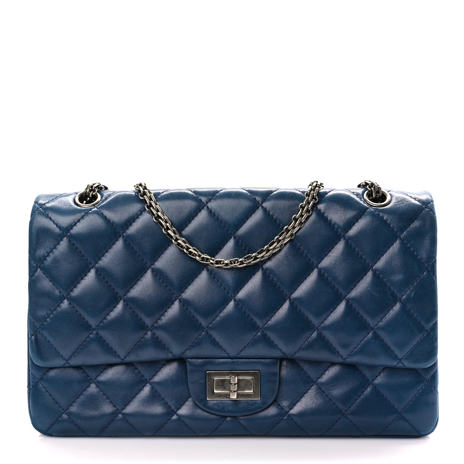 Chanel Lambskin Quilted 2.55 Reissue 226 Flap Blue