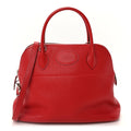 Hermes Taurillon Clemence Bolide 31 Rouge Casaque