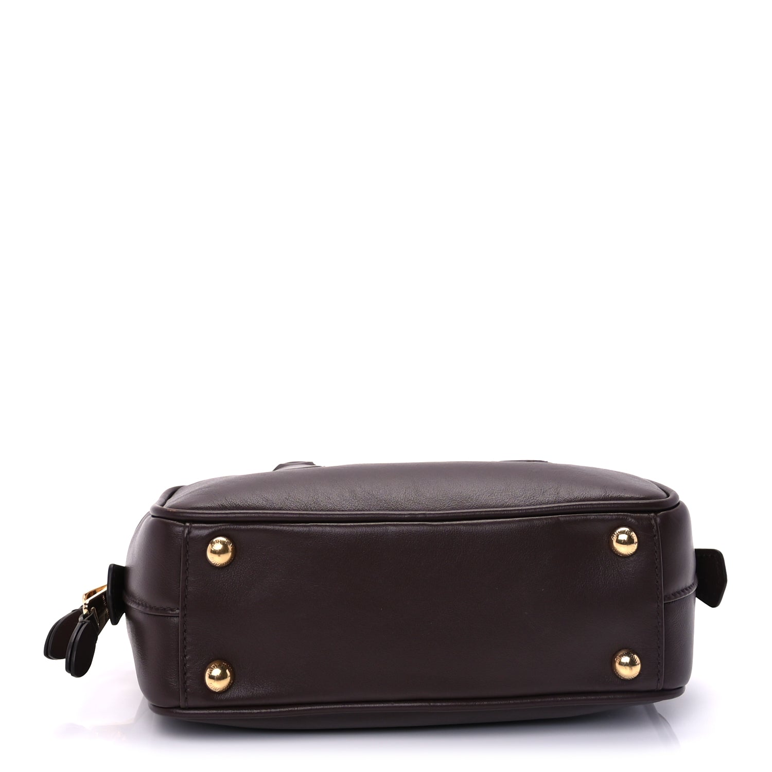 Miu Miu Calfskin Regular Arcadie Top Handle Bag Briarwood