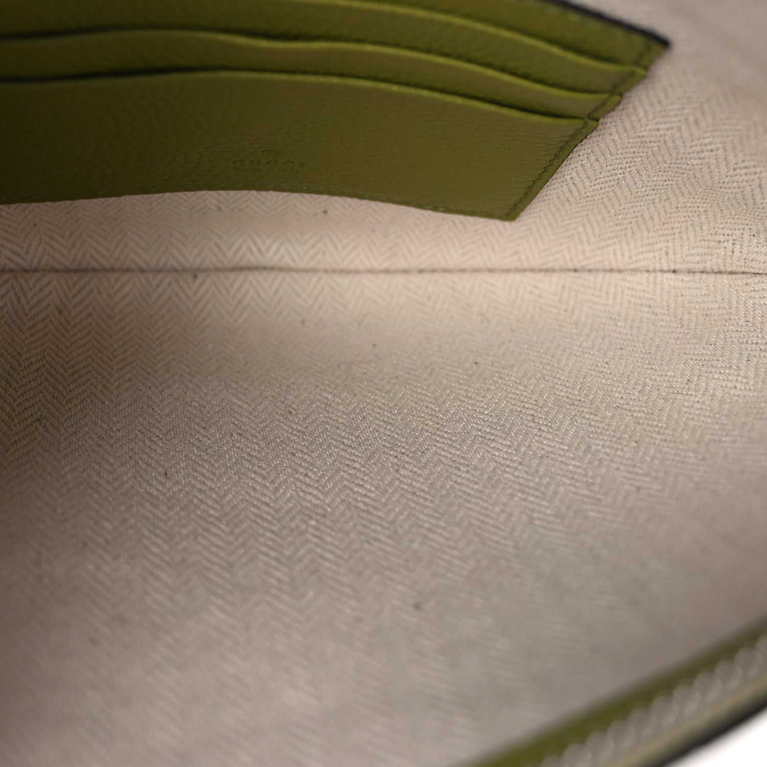 Gucci Pebbled Calfskin Mini B Shoudler Bag  Green