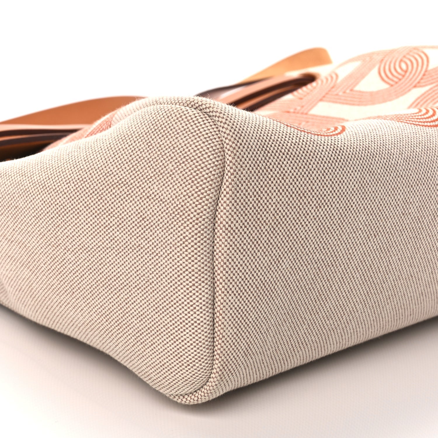 Hermes H Plume Canvas Vache Hunter Circuit 24 Herbag Zip Retourne 31 Orange Mecano Ecru Beige Naturel