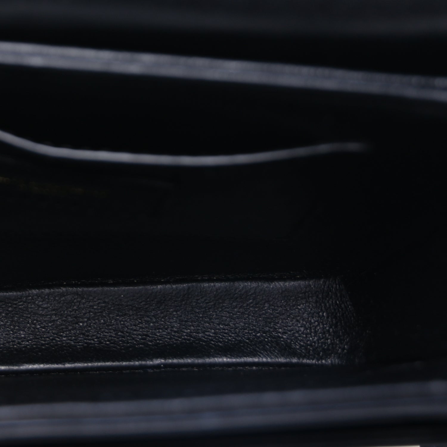 Saint Laurent Box Calfskin Monogram Medium Solferino Satchel  Black