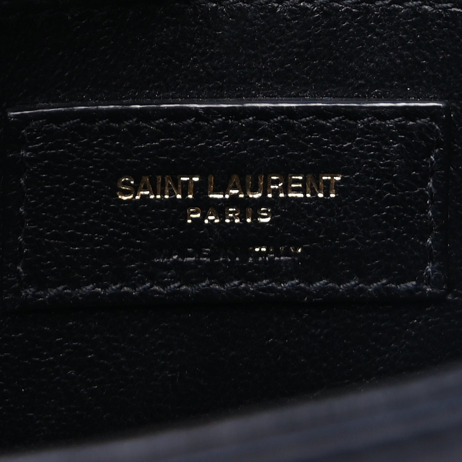 Saint Laurent Box Calfskin Monogram Medium Solferino Satchel  Black