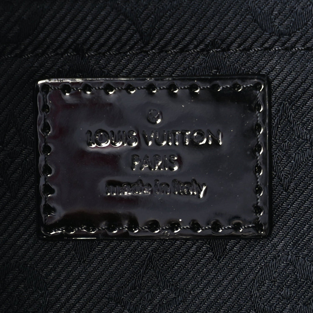 Louis Vuitton Calfskin Quilted Monogram Altair Clutch Black