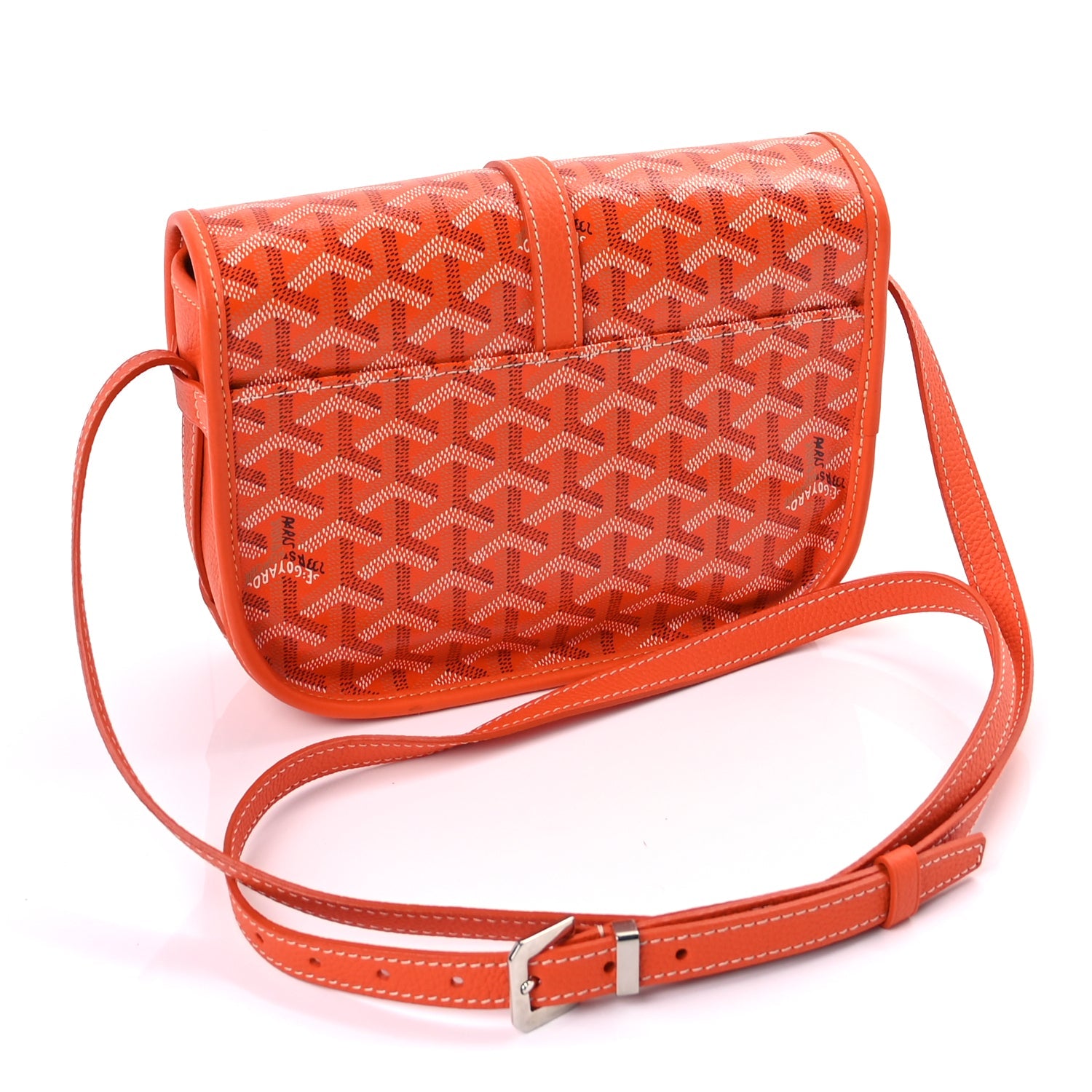 Goyard Goyardine Belvedere II PM Messenger Bag  Orange