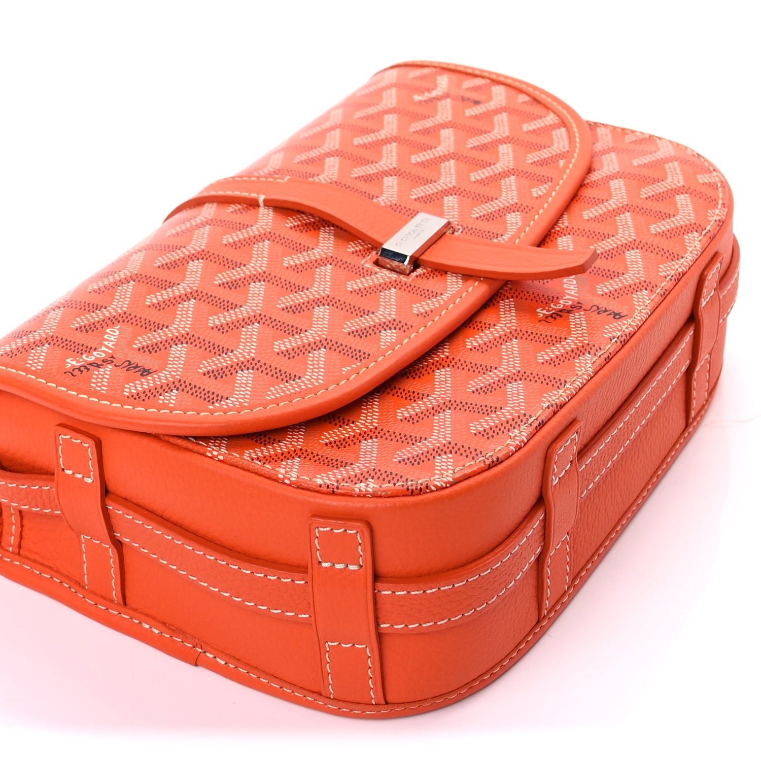 Goyard Goyardine Belvedere II PM Messenger Bag  Orange