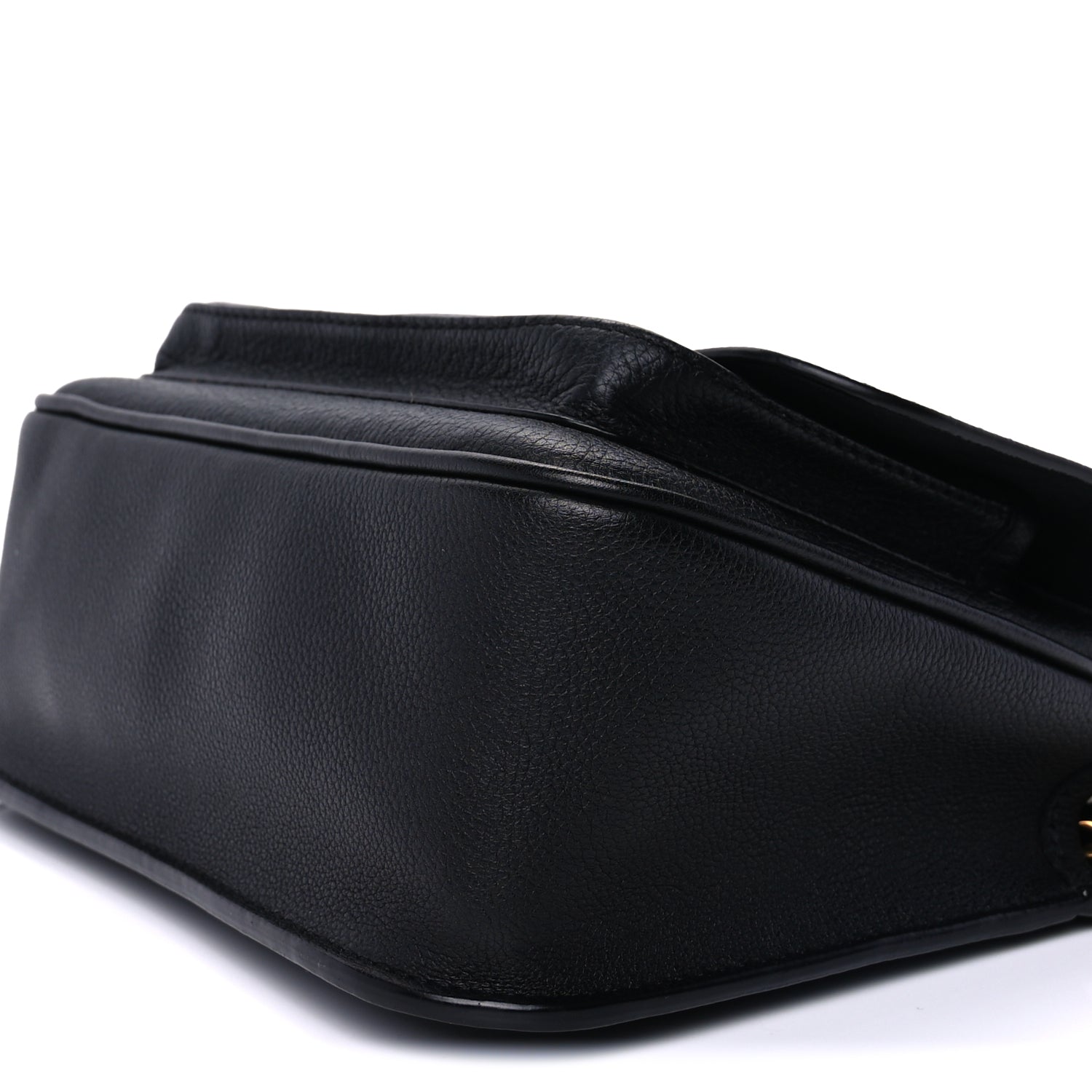 Louis Vuitton Grained Calfskin Lockme Chain Bag PM Black