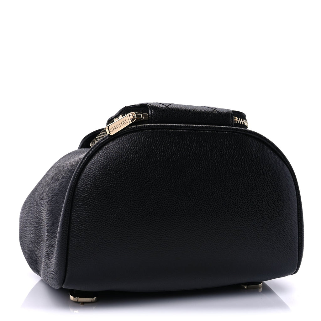 Chanel Caviar Quilted Mini Business Affinity Backpack  Black